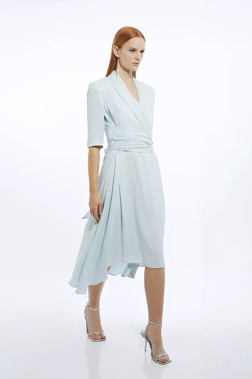 Karen millen wrap waist dress best sale